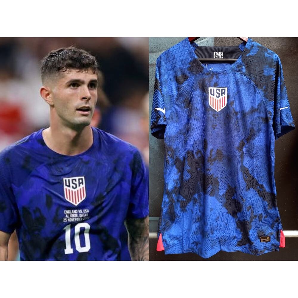 NEW US Soccer 2022 NIKE Qatar World Cup away jersey XL blue FIFA football